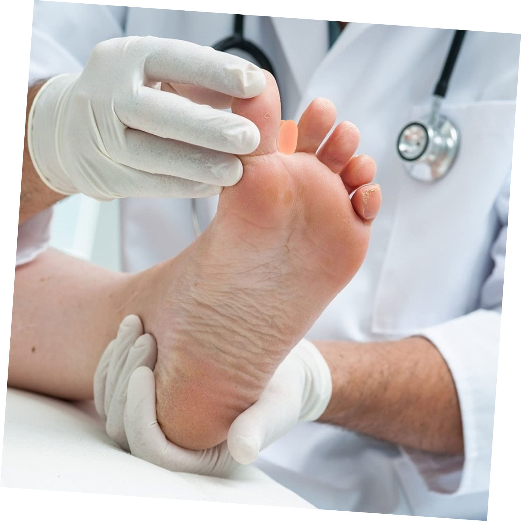 Healeved E Separator for Tailors Bunion 8pcs Sleeves Protectors Foot Thumb Orthotic Bunion Splint