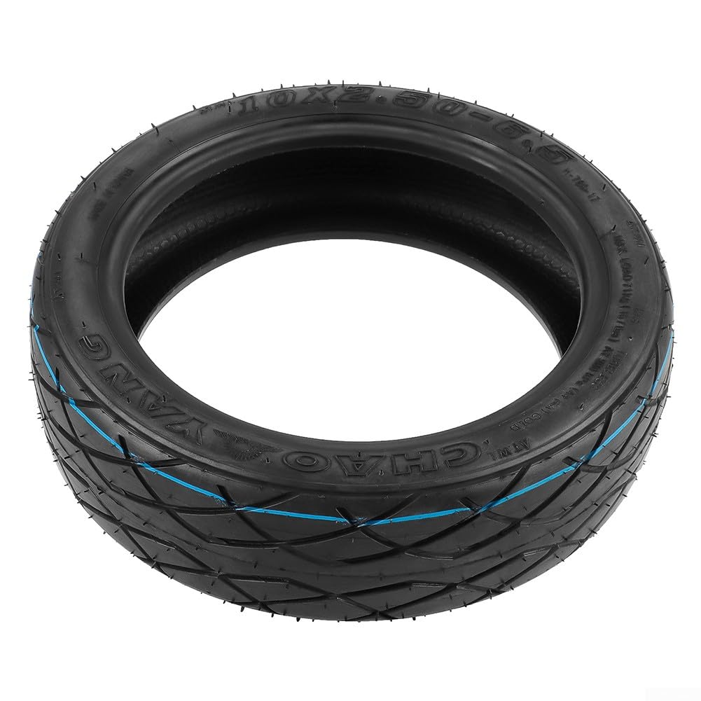 ZYWUOY Pneumatico per scooter elettrico, 25,4 cm, in gomma nera, 10 x 2,50 – 6,5 – 6,5, adatto per 60/70 – 6,5 per Max G30