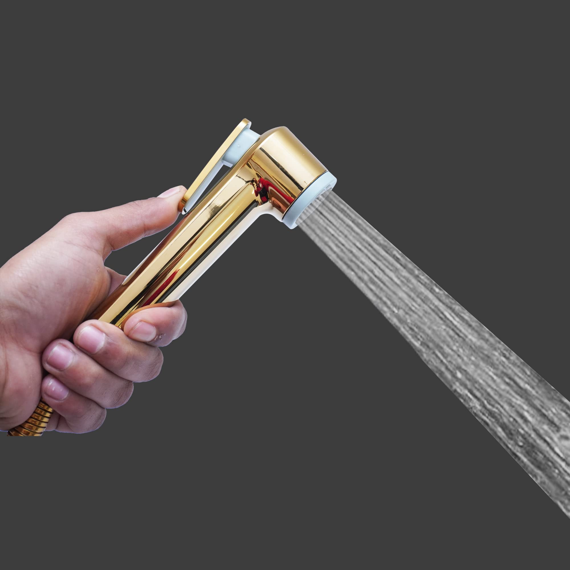 PESCA GROVE GOLD Finish ABS Health Faucet for Bathroom/Jet Spray for Toilet Shower Faucet, 1 pc Gun Only, GROVE GOLD Brushed Finish (B0BS45NMSG) Amazon Price History, Amazon Price Tracker