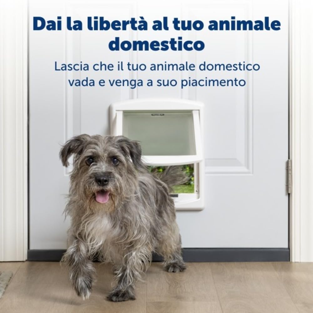 Gattaiola Staywell Original per ingresso e uscita, Large, bianco