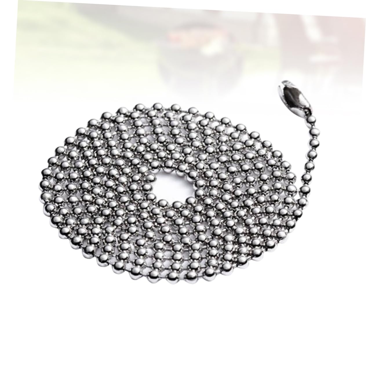 VILLCASE Stainless Steel Ball Chain Necklace Dog Tag Ball Chain Men's Dog Tags Necklace Dog Name Tag