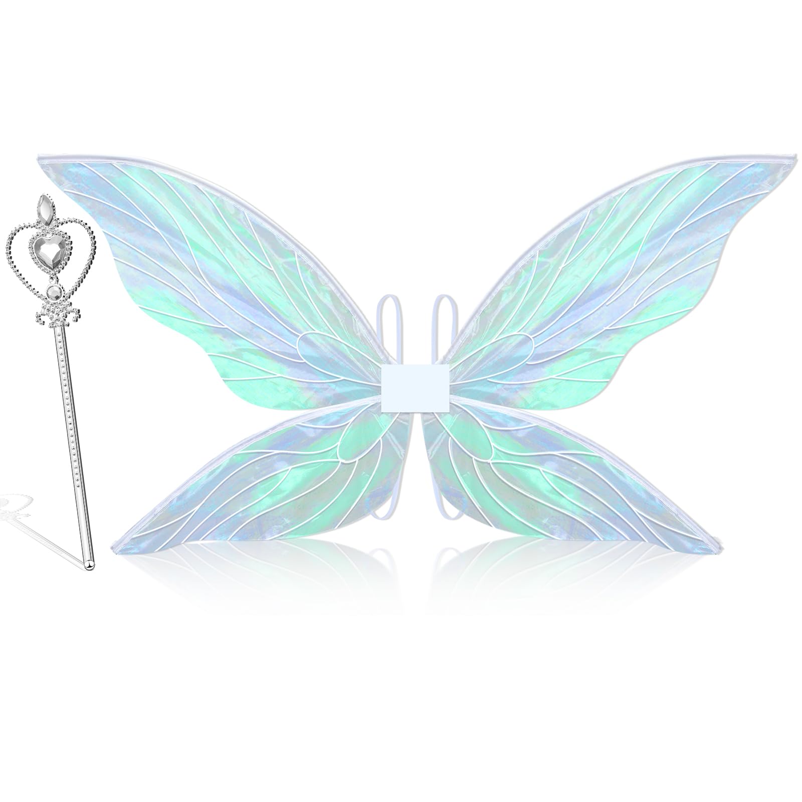Photo 1 of Jenaai Women's Fairy Wings and Wand Set