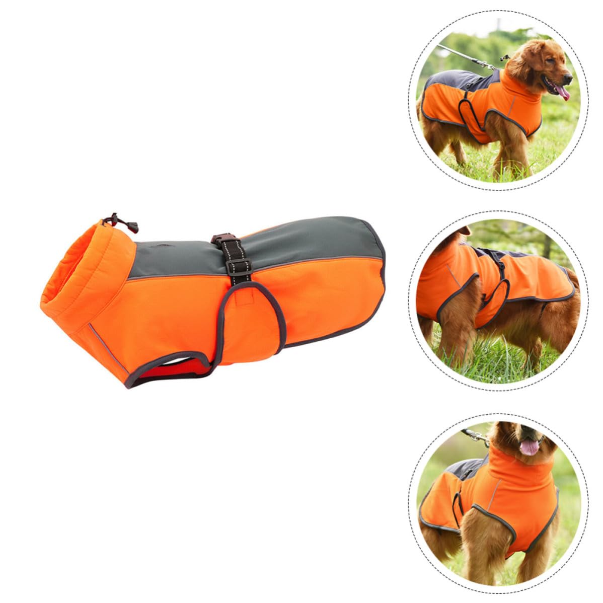 Operitacx 2 Pièces Manteau pour Chien Imperméable et Chaud, Gilet