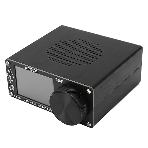 Miniatura 8 de Ats25x1 Upgrade Si4732 Full All Band Radio Receiver,Ats25x1 Band Radio Receiver FM AM SSB Shortwave Receiver with 2.4in Color Touchscreen Aluminum