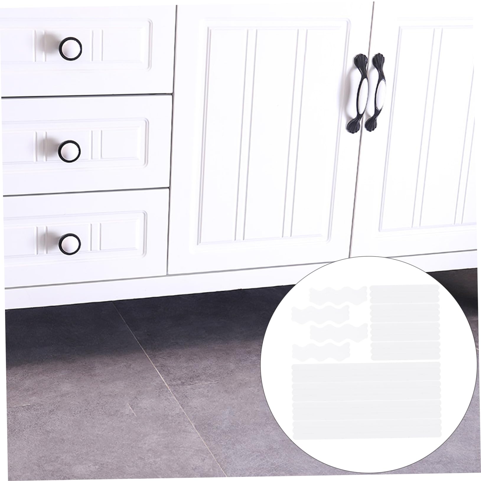 Artibetter 144pezzi Adesive Antiscivolo per Scale e Nonslip per Facile Installare Residui per Lisce