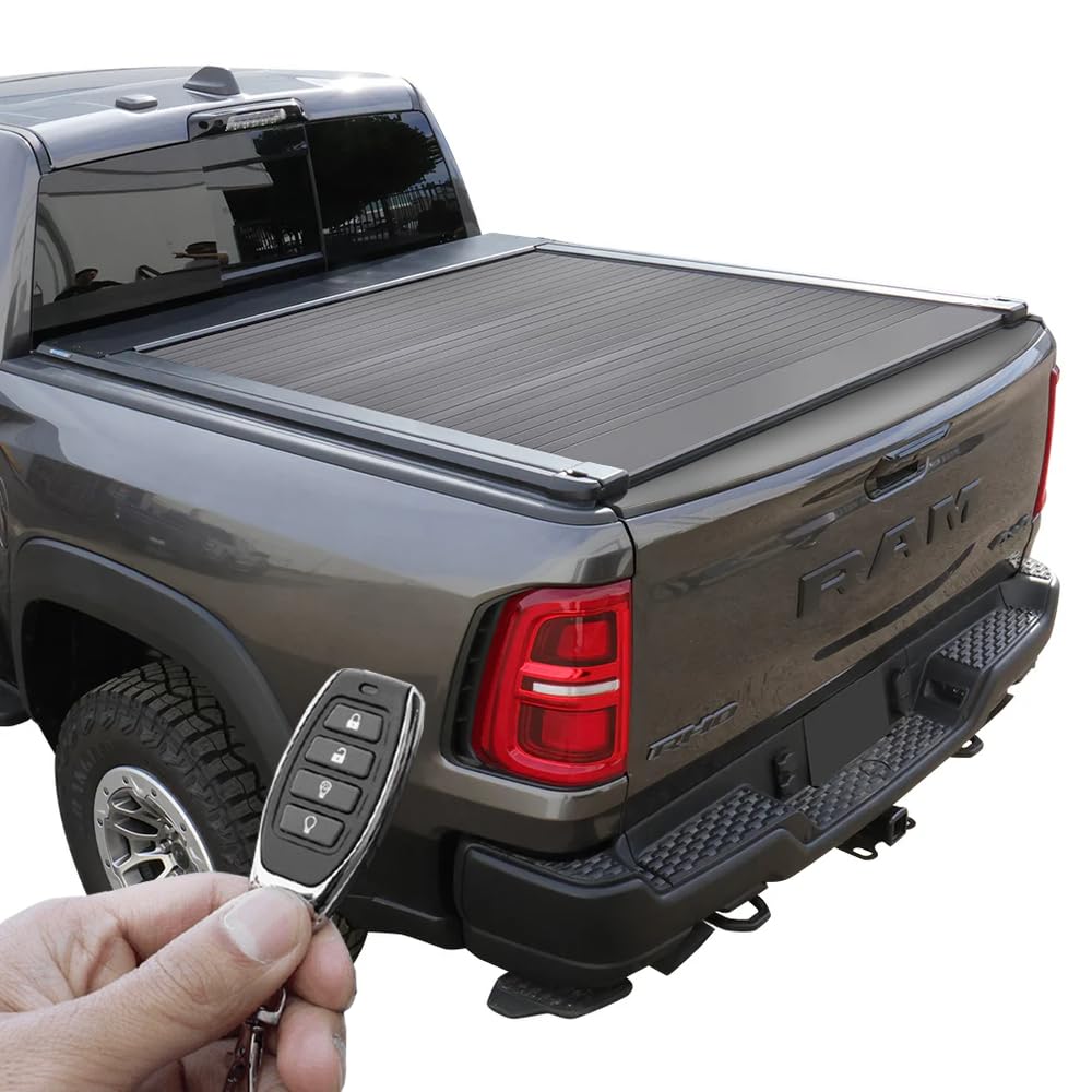 Syneticusa ER Power Retract Hard Tonneau Cover Fits 2009-2025 Dodge Ram 1500 5'7