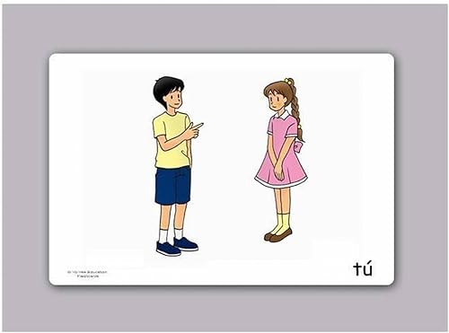 Miniatura 2 de Tarjetas de vocabulario - Pronombre - Pronombres Flash Cards en español para niños, niños pequeños, niños y adultos