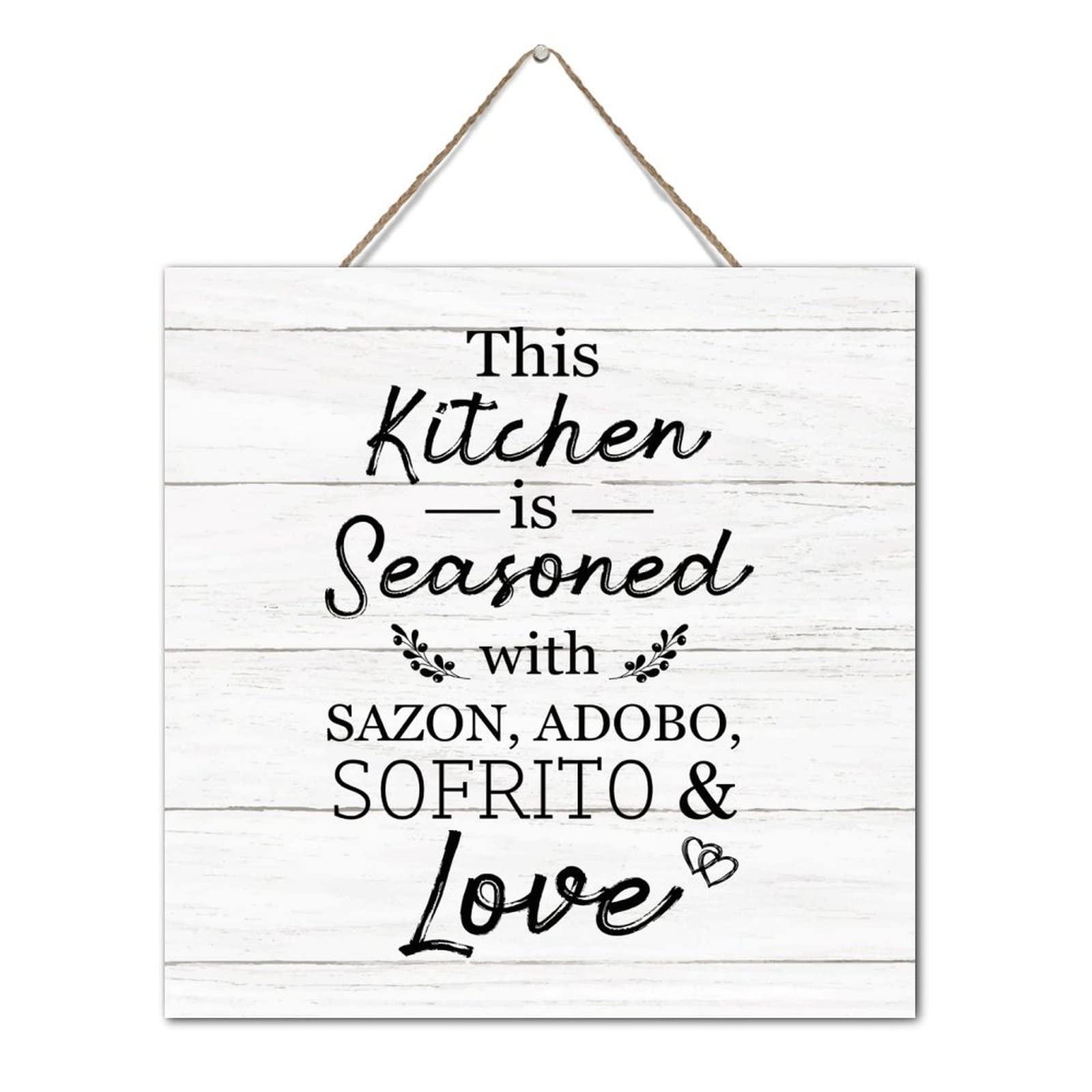 Amazon.com: This Kitchen Is Seasoned with Sazon, Adobo, Sofrito