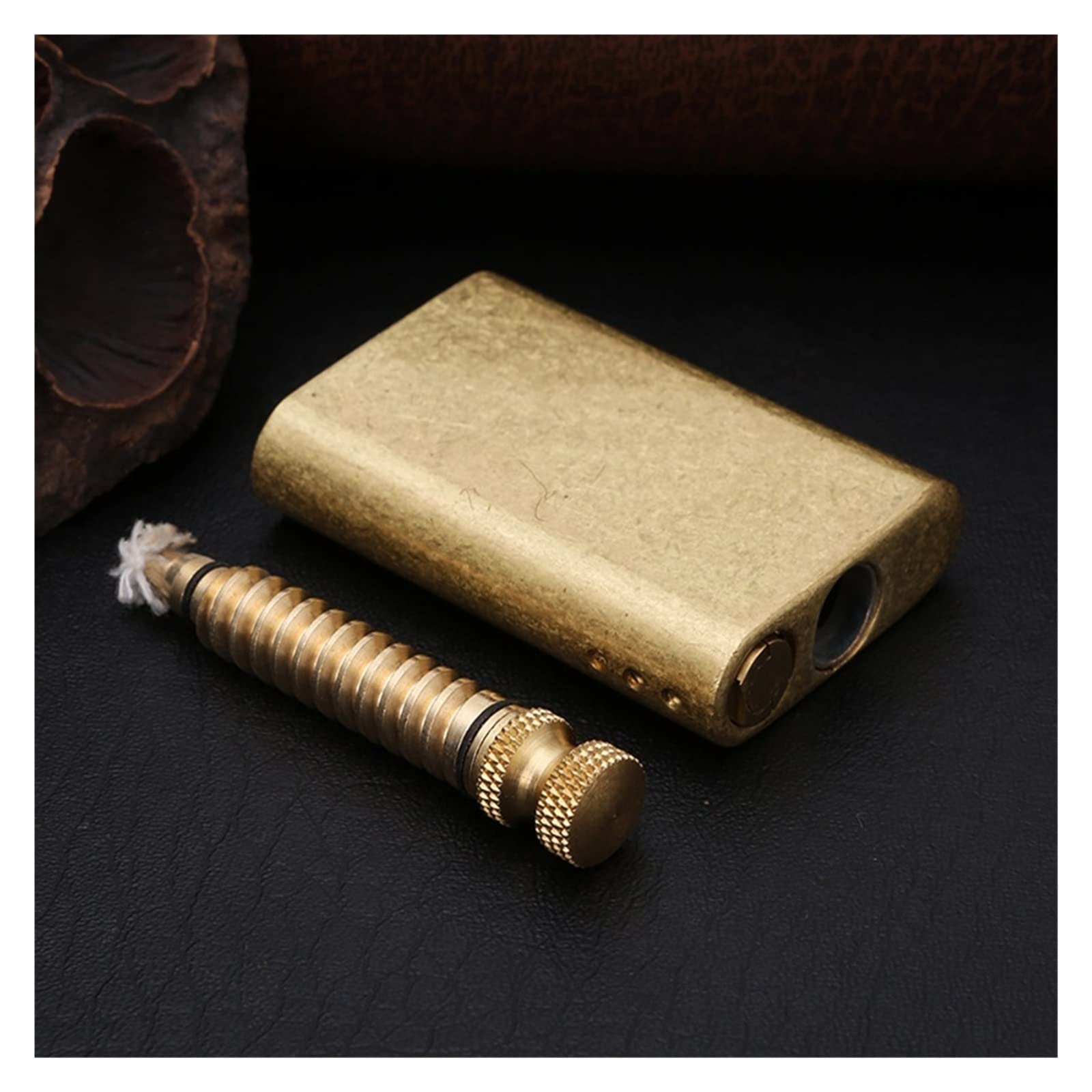 2 in 1 Vintage Kerosine Aansteker Trench Lighter met Permanente Match
