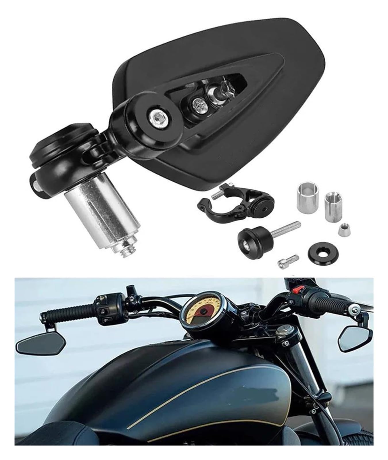 Specchietti Moto Manubrio Retrovisori Per DREAMWING Navi 110 Specchietti Retrovisori Per Moto Da Manubrio(arancia)