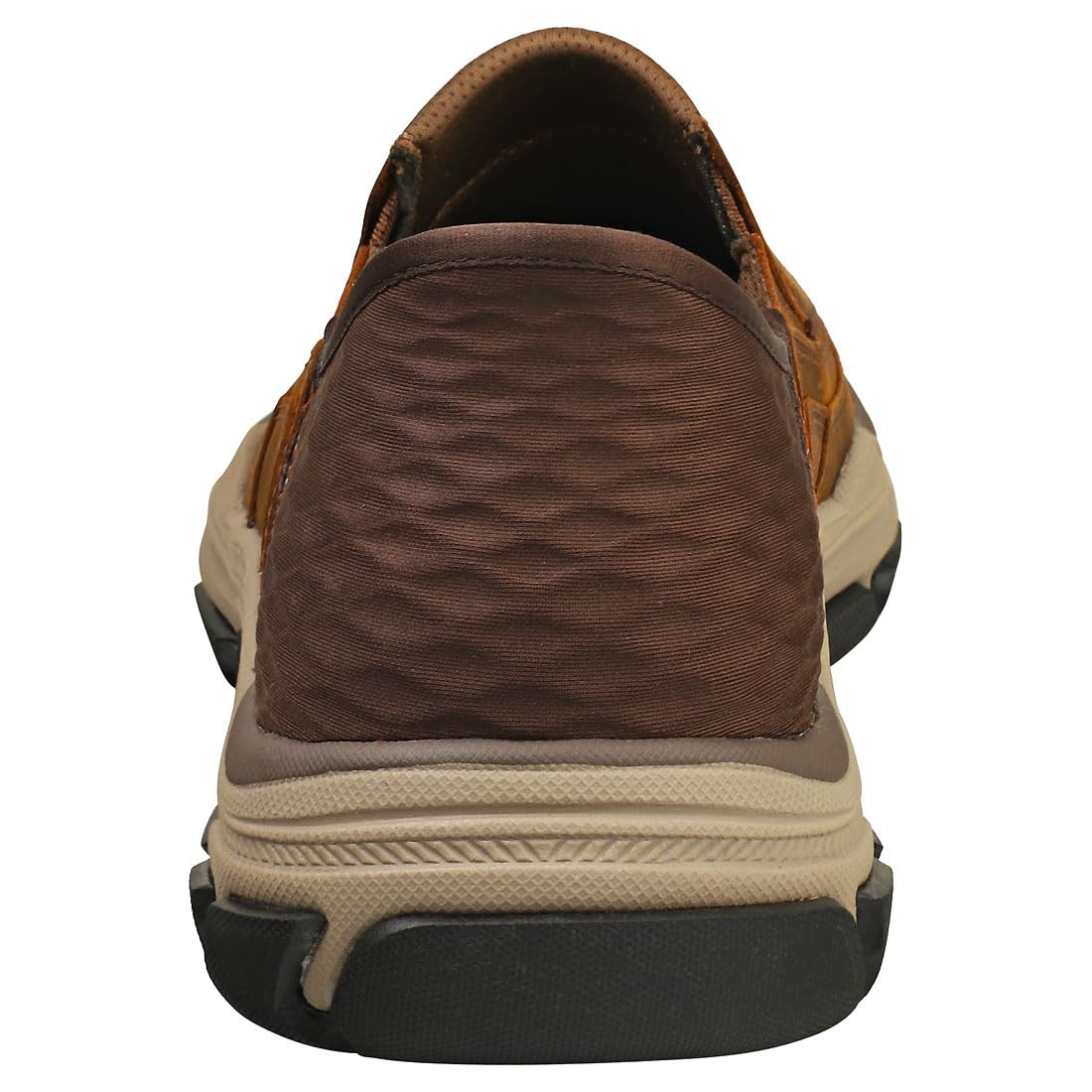 Skechers Slip-ins Respected - Zapatos sin Cordones para Hombre, Color marrón Oscuro
