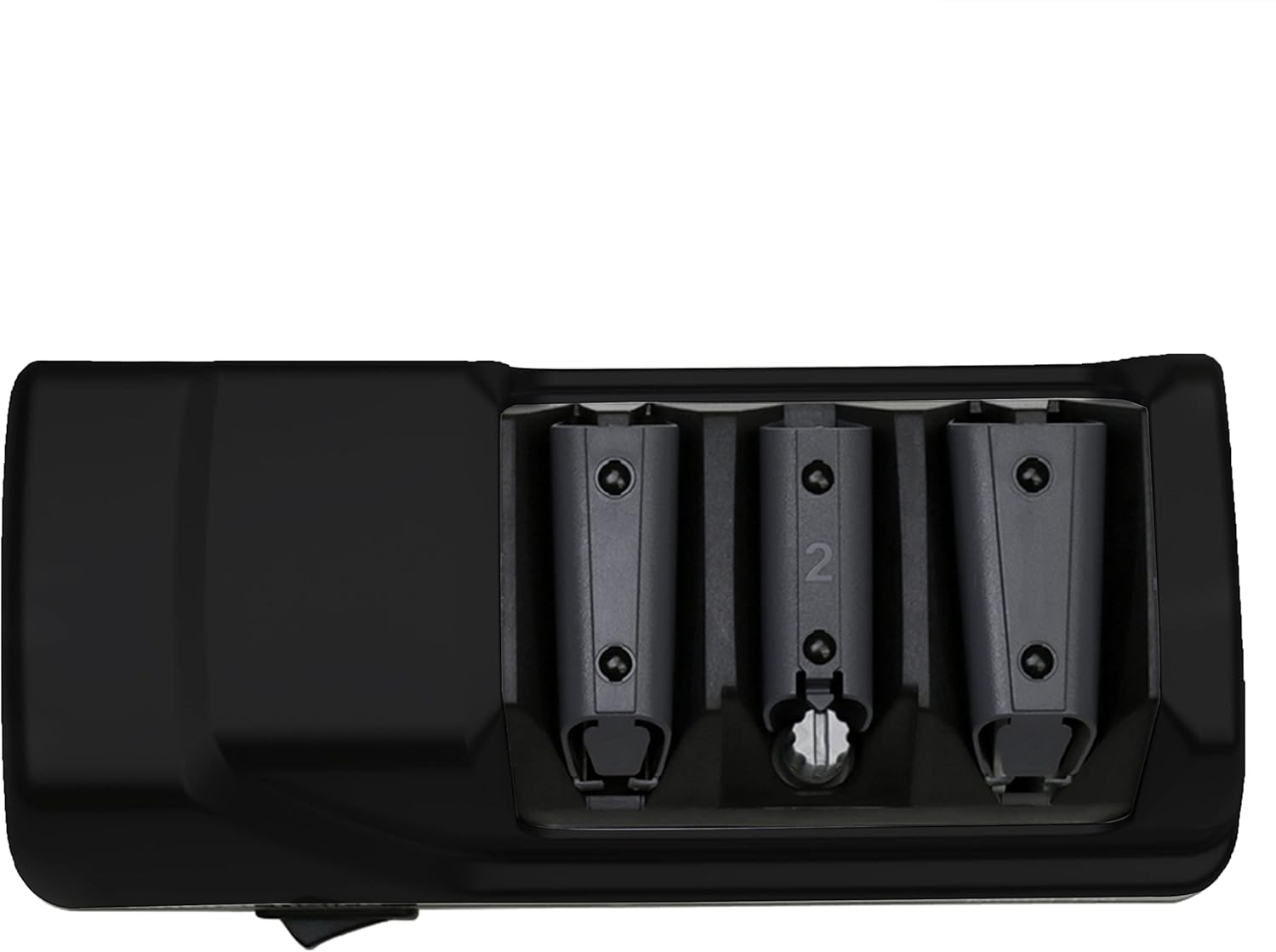 Chef’sChoice 130 Professional Electric Knife Sharpening Station for Straight and Serrated Knives and Uses Diamond Abrasives Made in USA, 3-Stage, Black