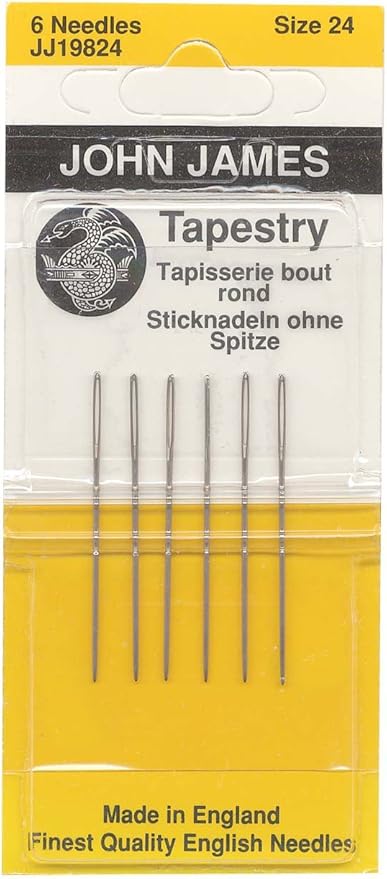 Colonial Needle Tapestry Hand Needles-Size 24 6/Pkg