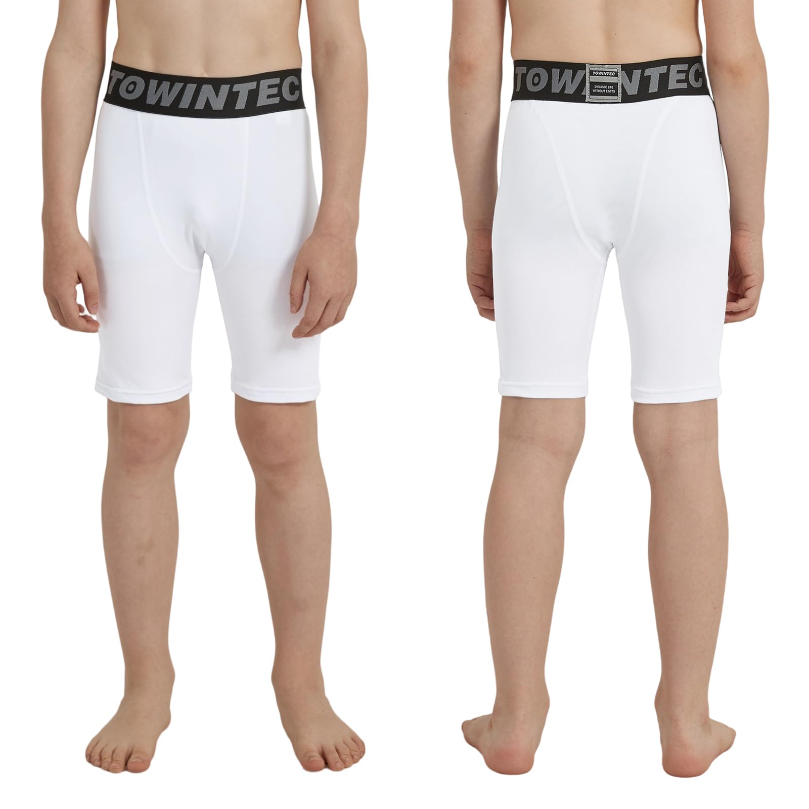 Pantalones Cortos de Compresión para Niños Transpirable Secado rápido Deporte Ropa Interior