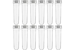 Plastic Test Tubes, Perfect for Science, Decor, and Storage!