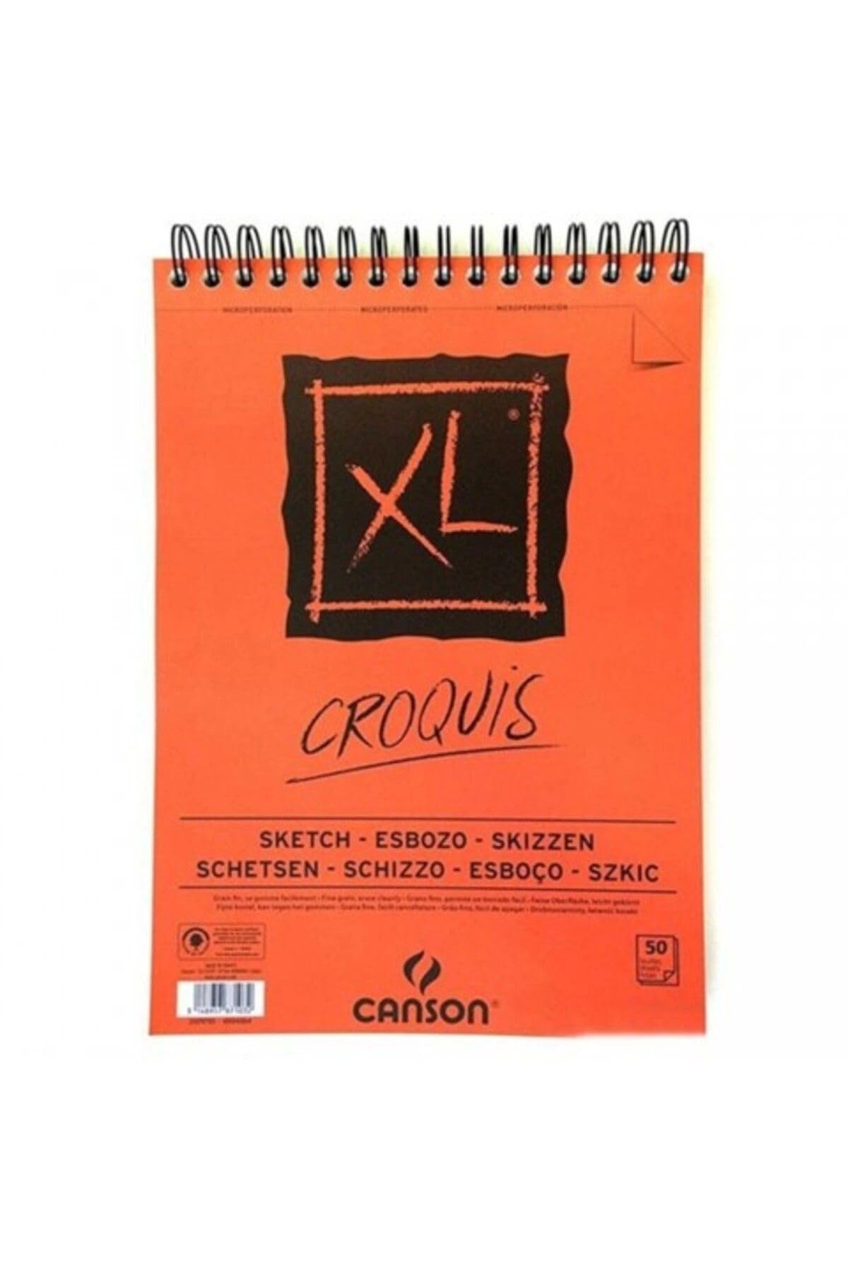 Canson Croquis Xl Album 90Gr Spiral A5 50Yp Bloki malarskie i rysunkowe