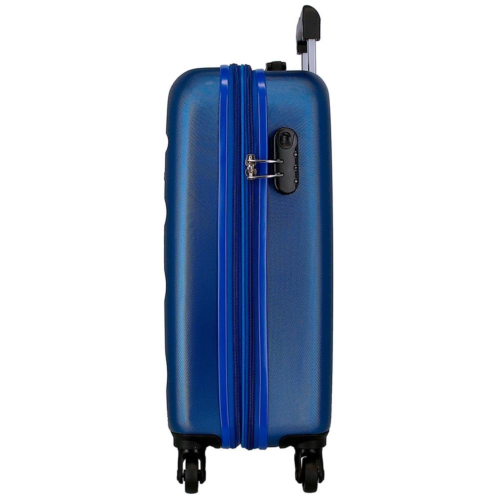 Roll Road Flex Maleta de Cabina Azul 35x55x20 cms Equipaje Mano Air Europa Rígida ABS Cierre de combinación Lateral 33L 2,78 kgs 4 Ruedas Dobles