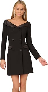 Women's Knit Crepe Blazer Dress