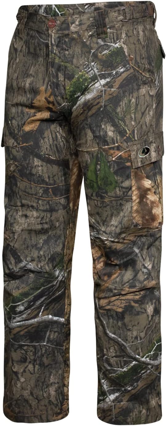 Mossy Oak Men's Hunting Pants Camo Cotton Mill Flex - Image 2