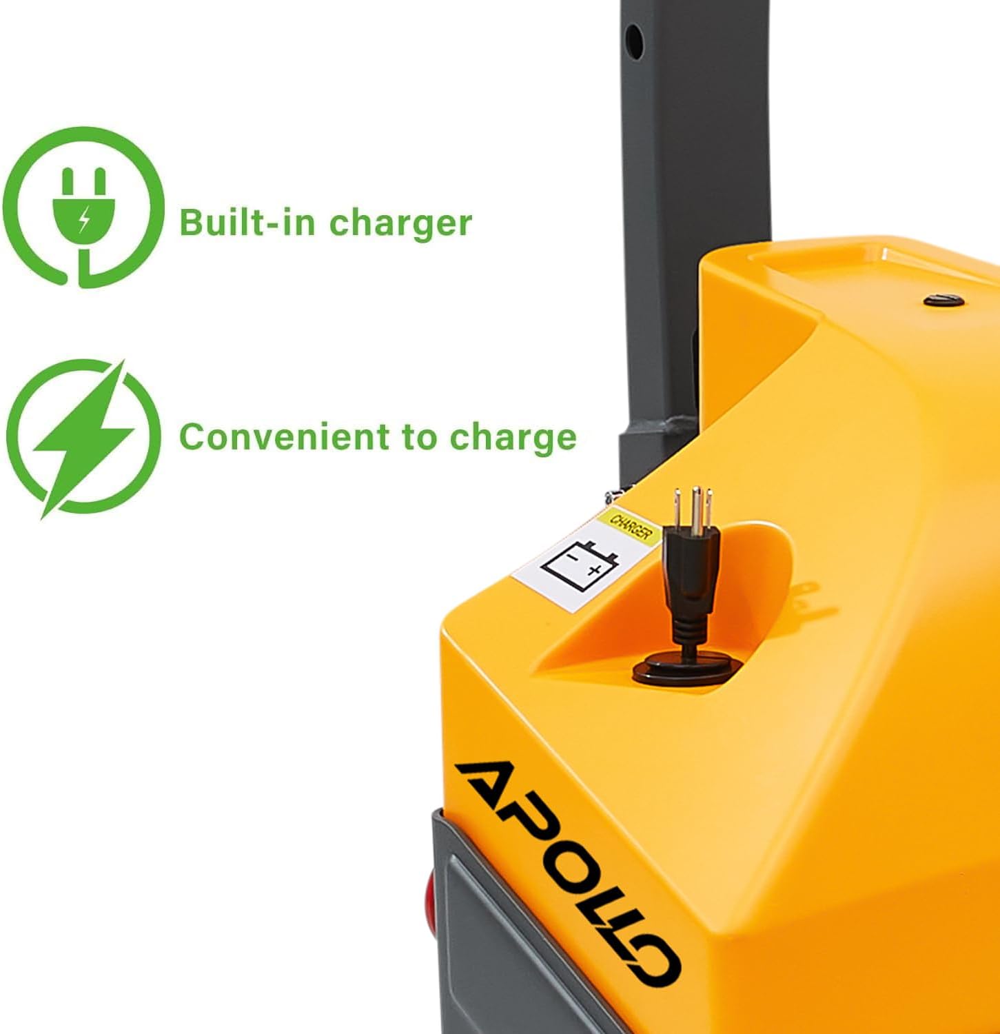 Built-in Charger Port