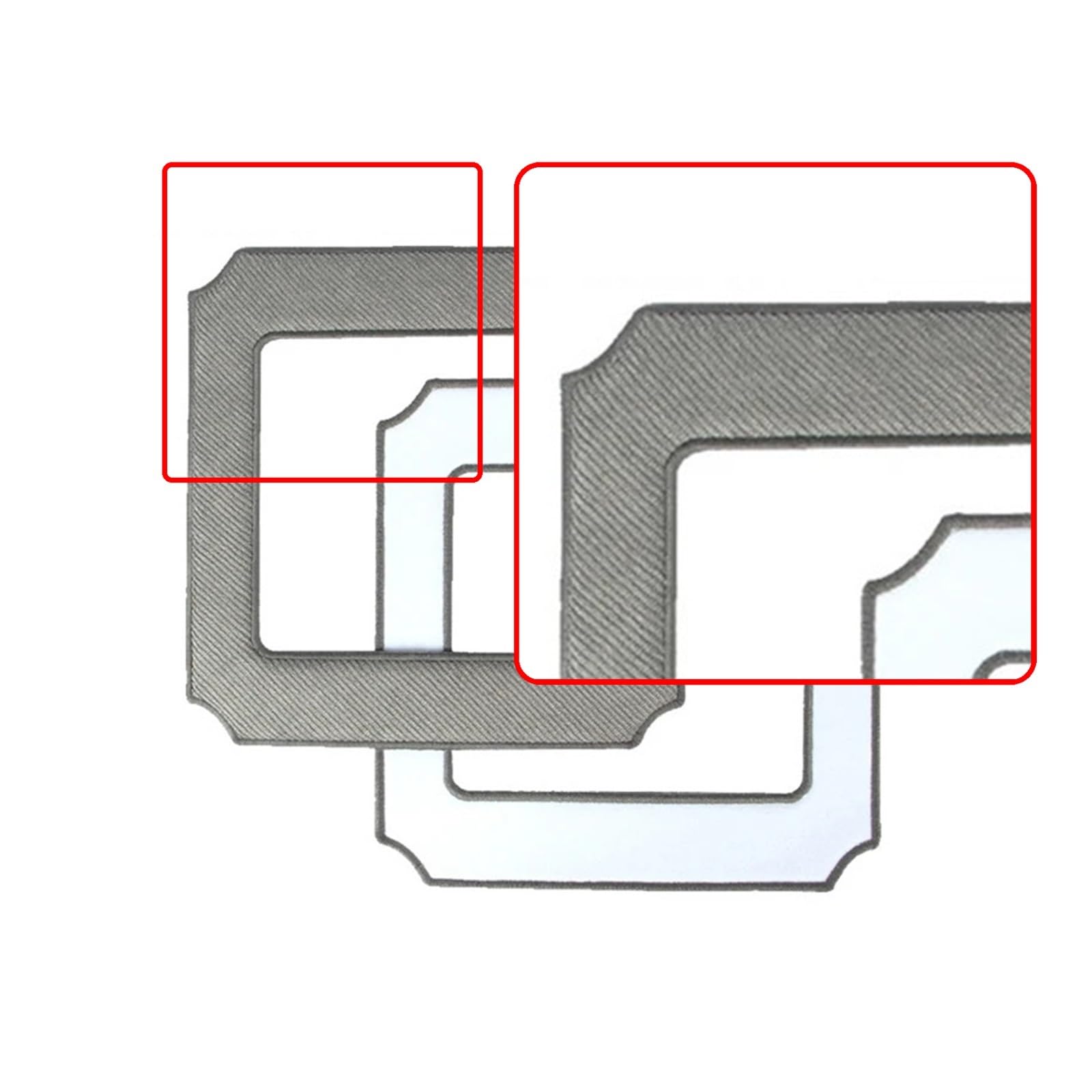 24x24cm Fensterreiniger-Roboter-Mikrofaser-Wischtuch, Kompatibel for Windobot, S6 Ultra, Waschbare Glas-Ersatzlappen