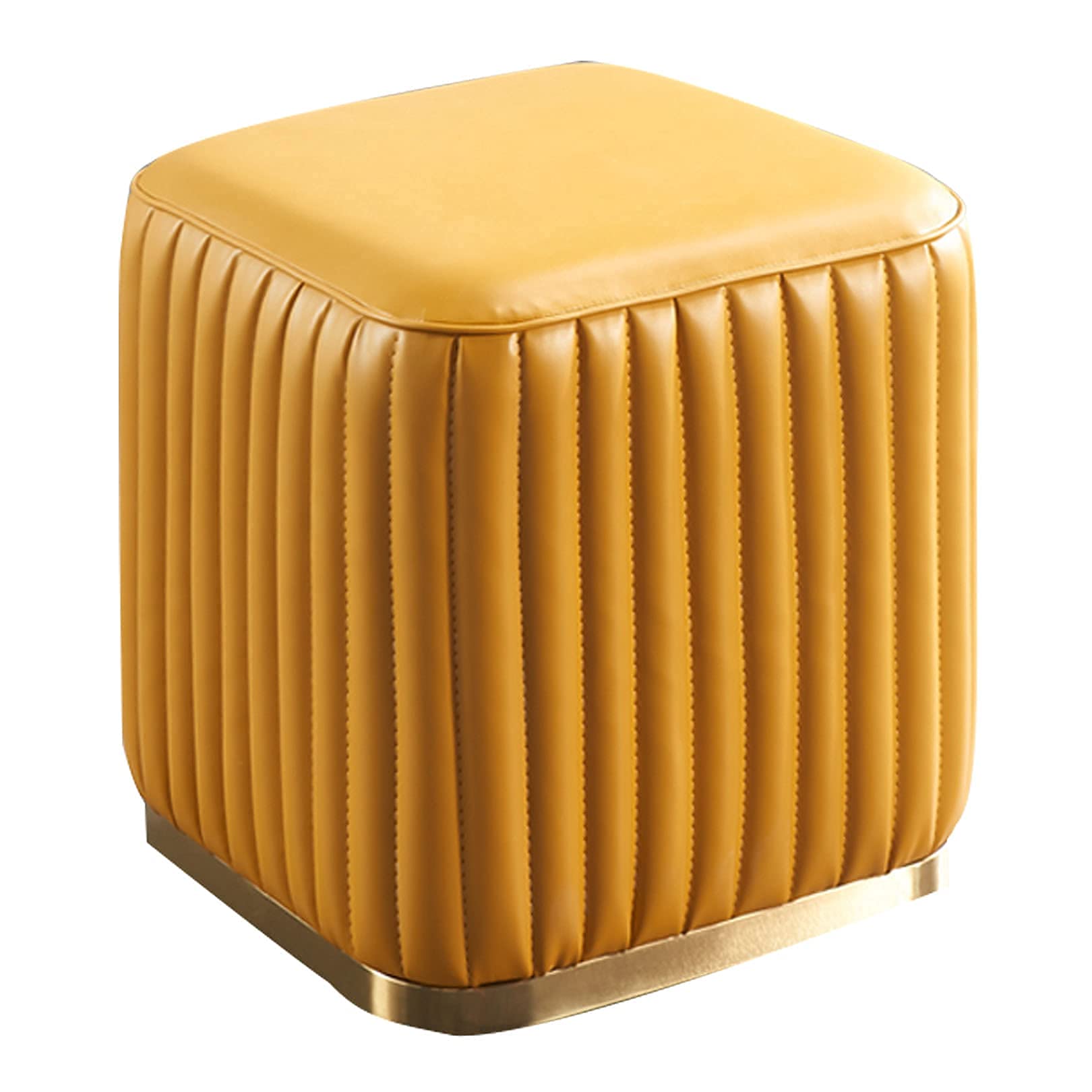 Taburete bajo impermeable para mesa auxiliar con base de acero