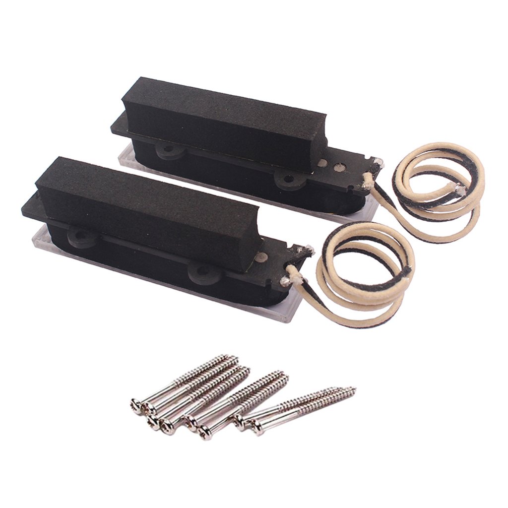 Optimuss Alnico 5 Single Coil Pickup Humbucker Neck & Bridge for 5 Strings JB Bass Guitar Parts