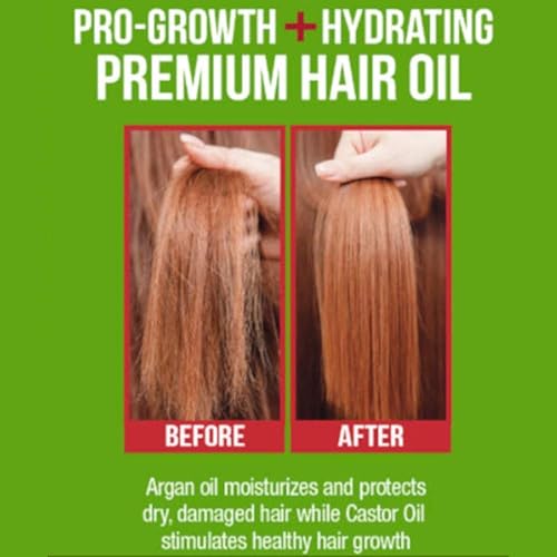 Miniatura 4 de Difeel Premium Castor Plus Argan - Aceite hidratante para el cabello Pro-Growth + Hidratante Premium 2.5 oz.