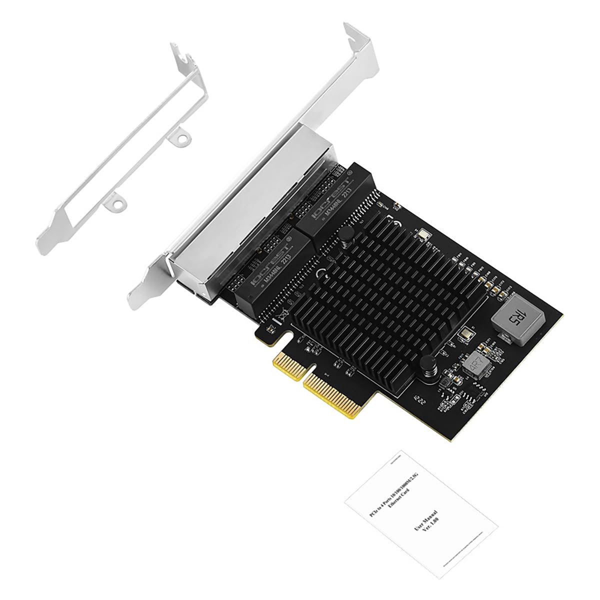 Karta sieciowa PCIe X1 do 2,5 G RTL8125B Gigabit Ethernet do komputerów i serwerów, 2500 Mb/s PCI-E LAN z dwoma wskaźnikami LED, pełna obsługa i oszczędność miejsca