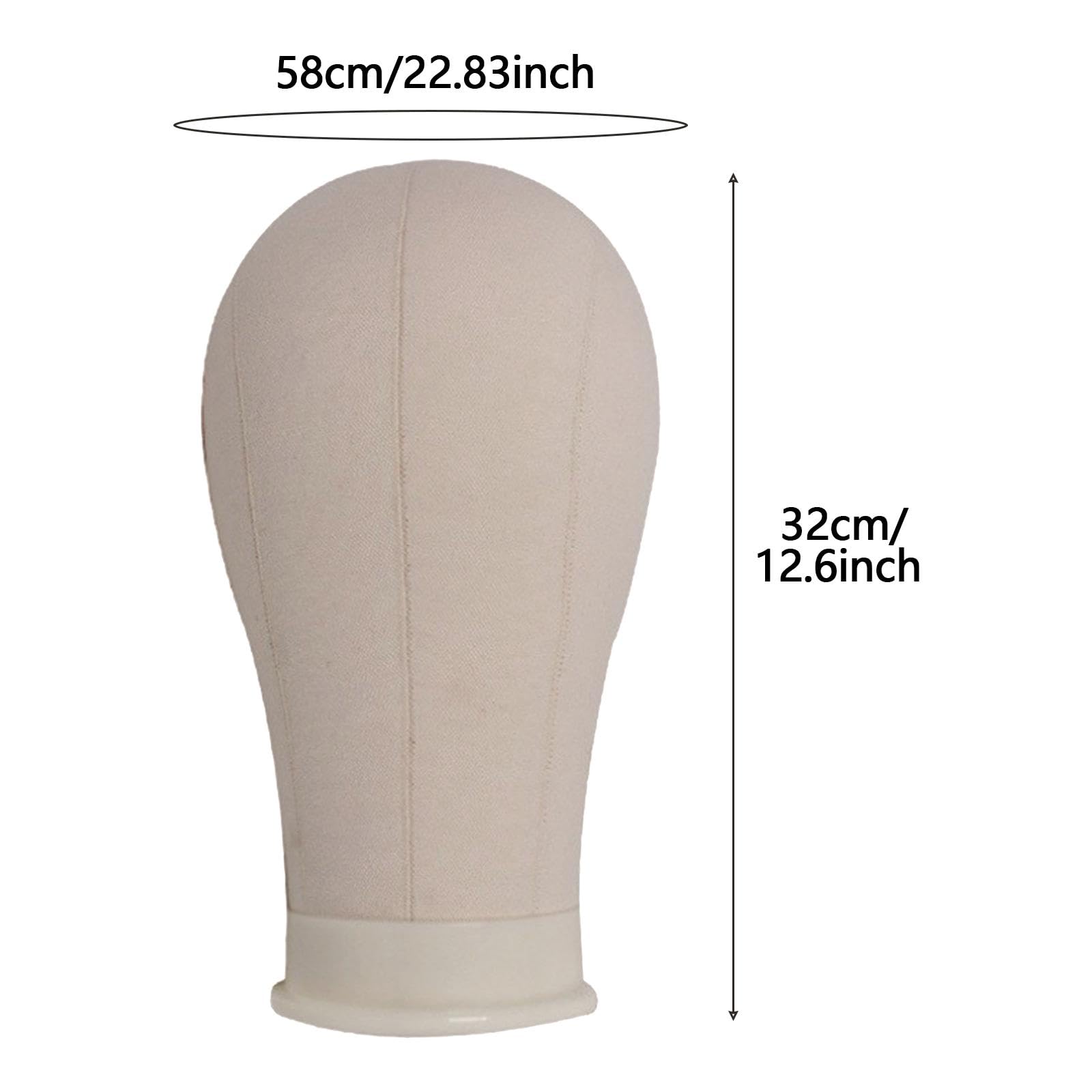 Supporto per Parrucche in Tela per Esposizione di Accessori, 23inch