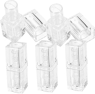 FRCOLOR 15 Peças Tubo De Brilho Labial Claro Maquiagem Caboodle Tubo De Bálsamo Labial Recarregáveis Tubos Vazios Batom Matiz Labial Bálsamo Labial DIY Mini Recipientes De Plástico