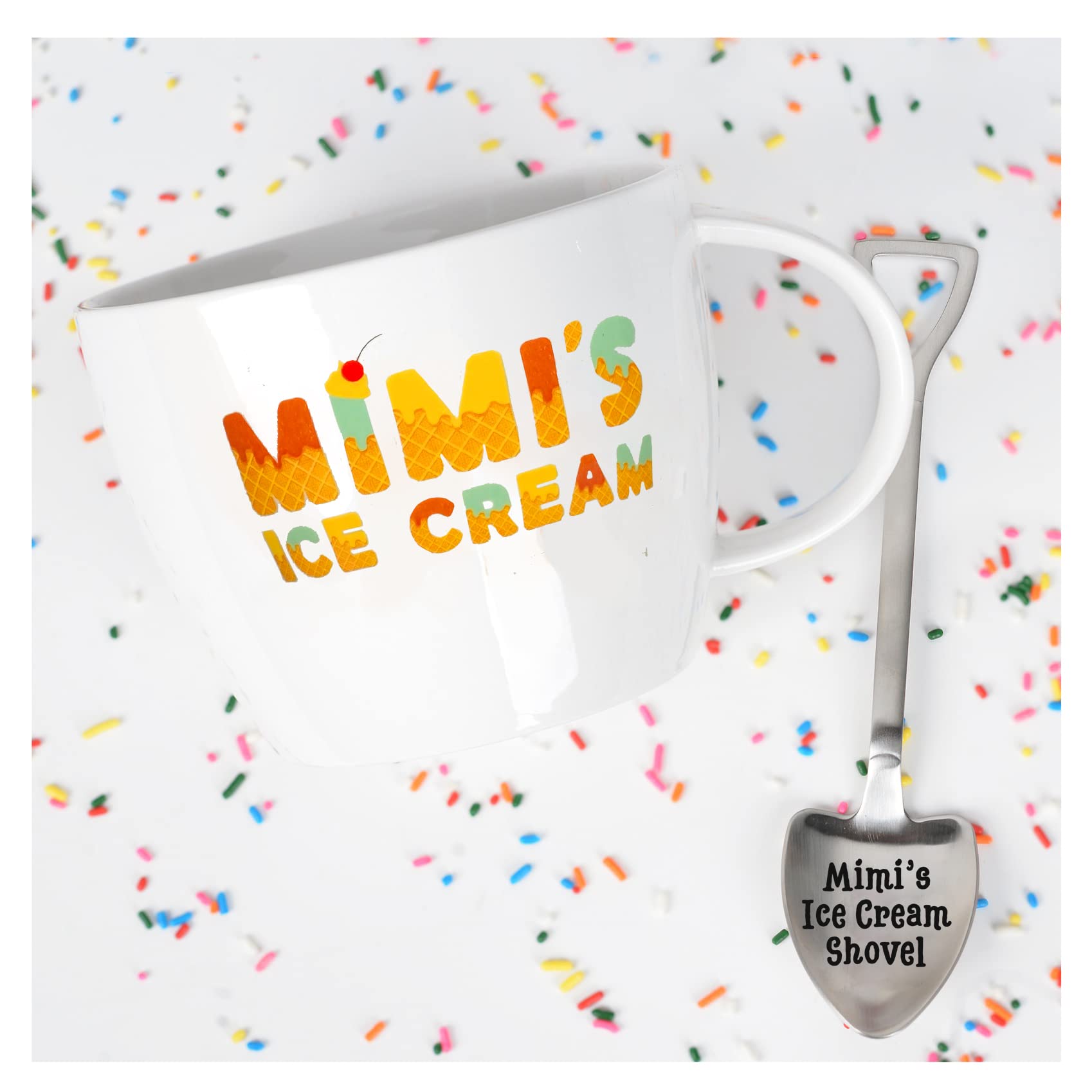 Mimi's Ice Cream Bowl & Spoon