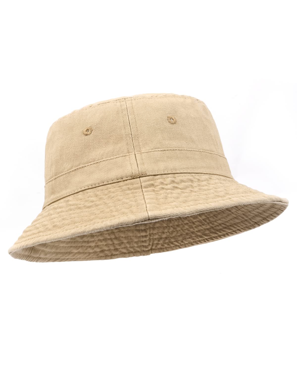 Zylioo Sombrero de Cubo de algodón Lavado XXL, Sombreros de Pesca de Mezclilla Vintage Grande, Sombrero de Senderismo al Aire Libre