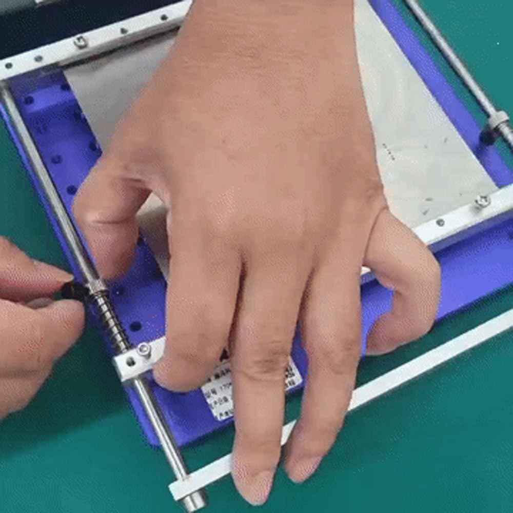 Maszyna drukarska SMT, ręczna drukarka szablonowa do pasty lutowniczej, maksymalny rozmiar druku 170 x 170 mm, regulowana wysokość dla precyzyjnego prototypowania PCB