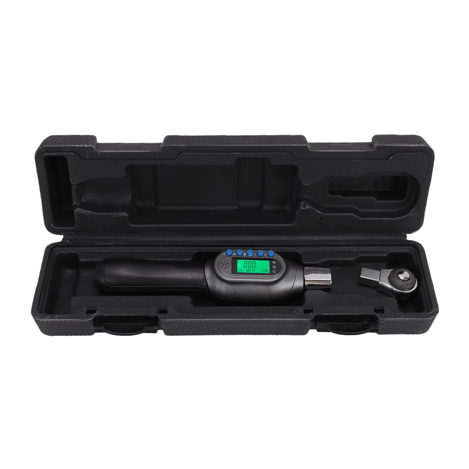 Fafeicy Llave Dinamométrica Electrónica 1/4 Pulgada Cabeza Intercambiable