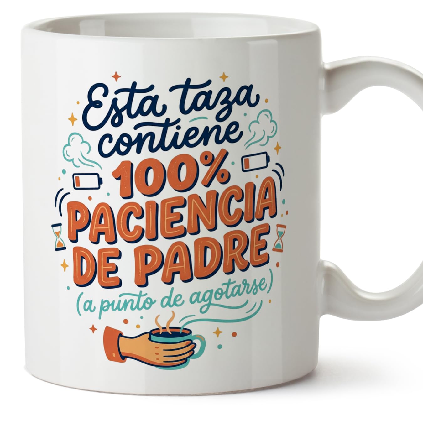 MUGFFINS Taza mamá con frase Para el mundo eres una madre pero para la familia eres el mundo en Español | regalo madre | 330 Ml 11 oz | Idea original para regalar | progenitores v1 — view 68