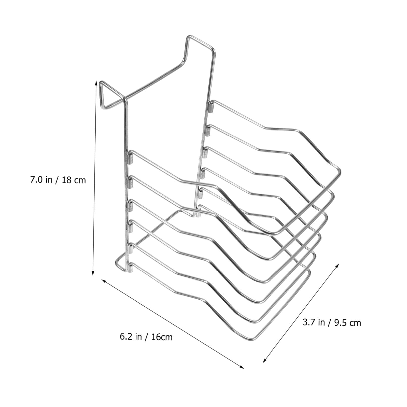 Porta Bistecca e Design Smontabile in Acciaio Inossidabile Set 5 Pezzi Supporto per Carne Sotto Vuoto Facile da Installare Superficie Liscia