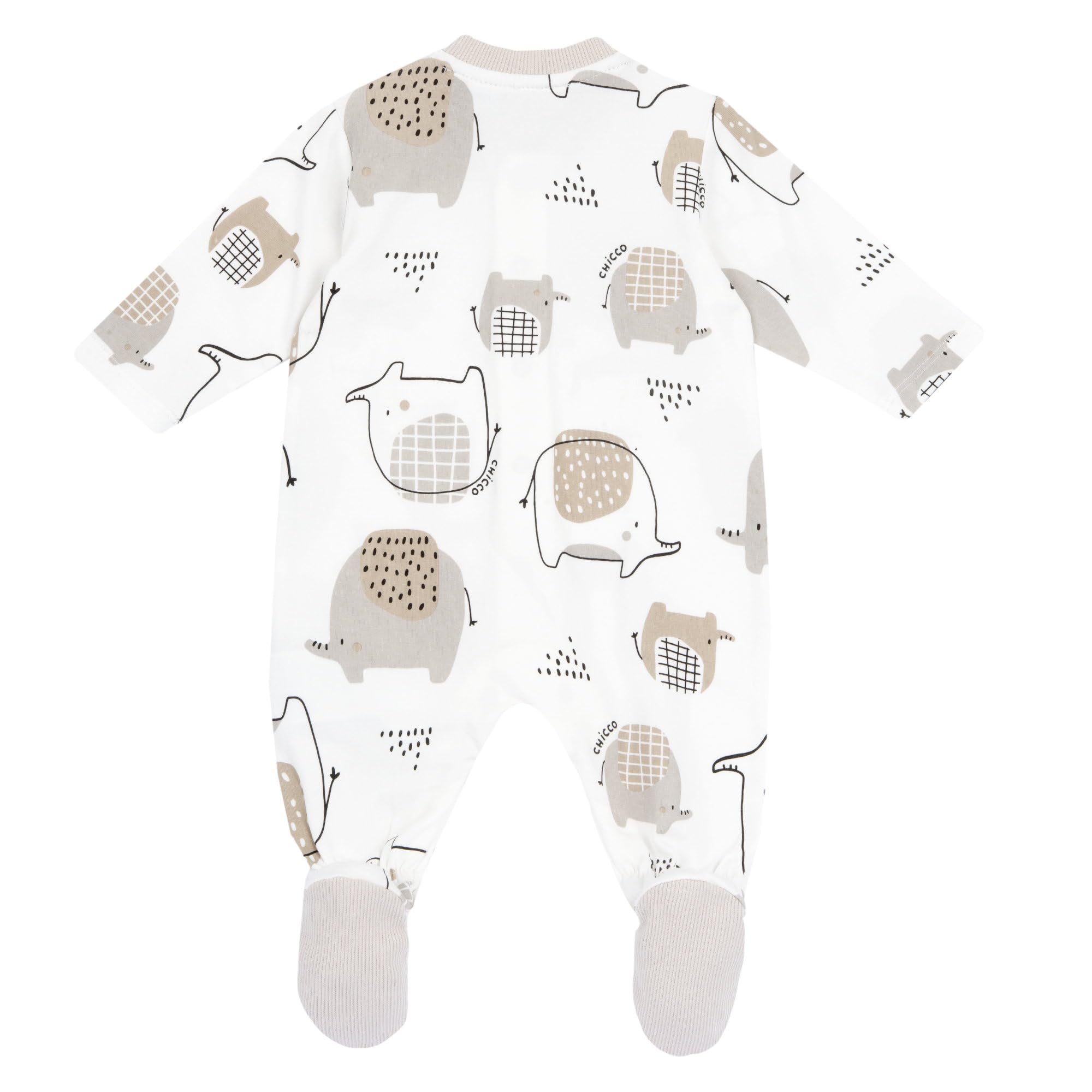 Chicco Tutina con Apertura Frontale Pigiamino per Bambino e Neonato Unisex-Bimbi