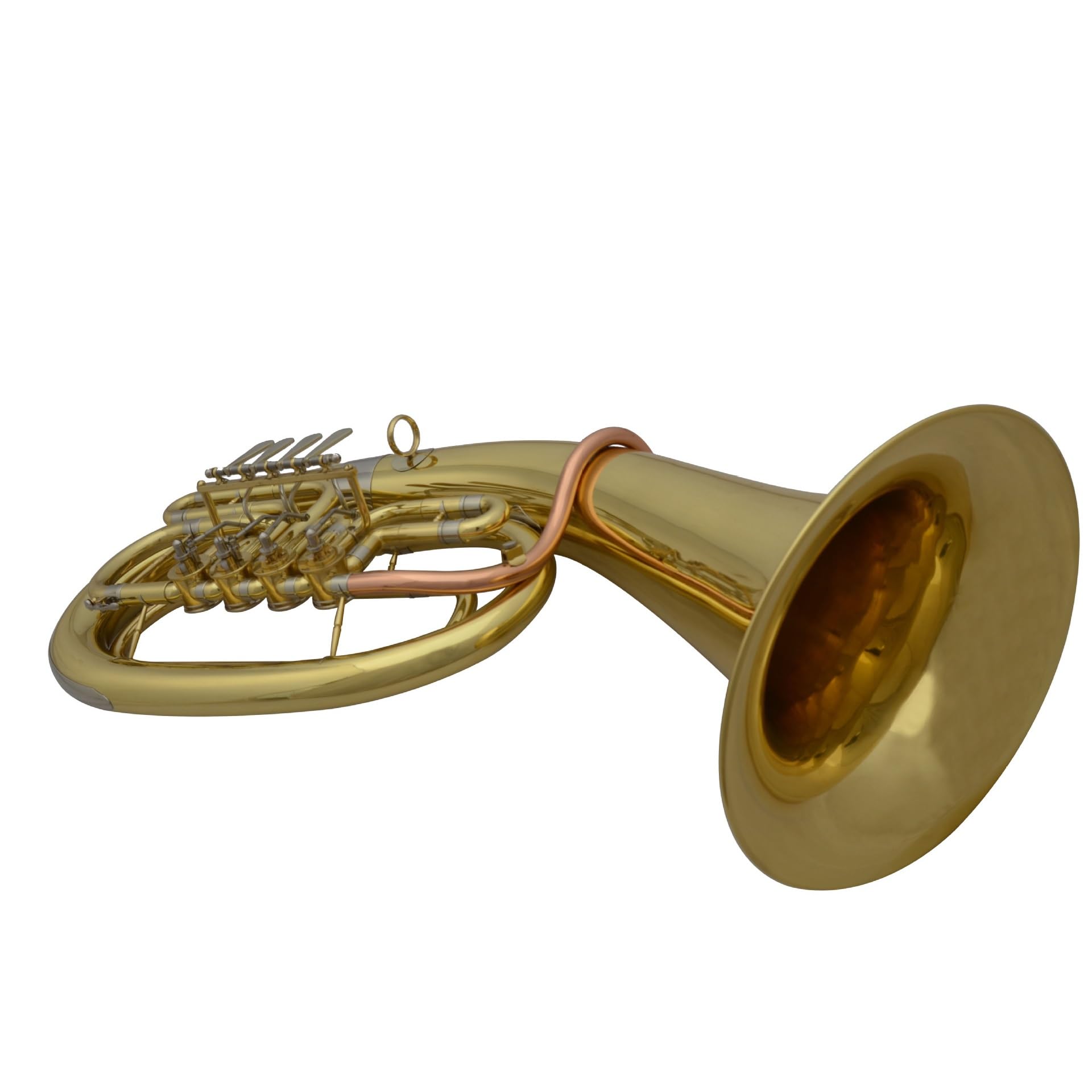 Eufonium Mosiądzu Miłośnik Muzyki Bb Tone Euphonium Four Keys Początkujący Aldult Profesjonalne Wykonanie
