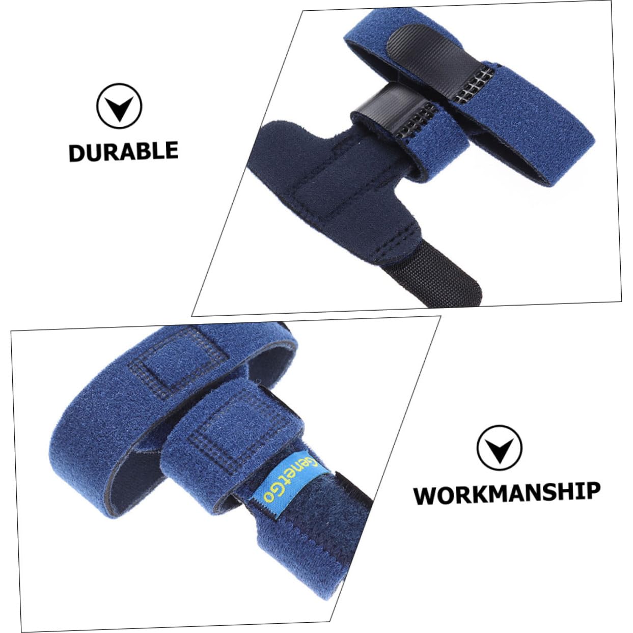 Beavorty 5sets Strap Splint Splints for Mallet Brace Ventilate Fixing Strap Brace Ok Cloth and Strong Self-adhesive Cloth Blue 2pcs*5