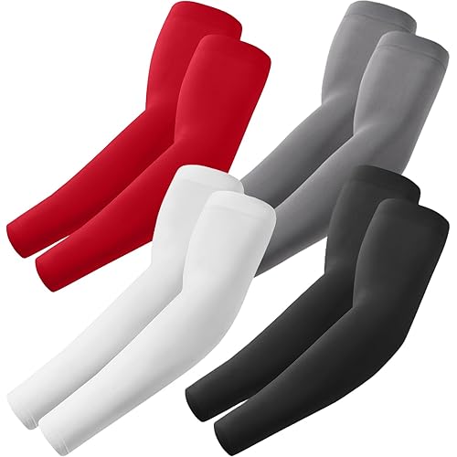 Arm Sleeves, Cooling UV Sun Protection Sports Compression for Men/Women