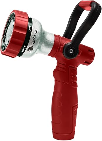 HugeDawn Garden Hose Nozzle, 6 Spray Patterns Heavy Duty...