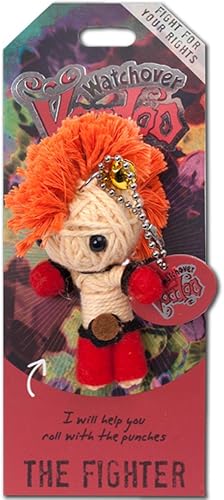 Miniatura 1 de Watchover Voodoo  Llavero de muñeca vudú  Novedad muñeca vudú para bolsa equipaje o espejo de coche  Fighter Voodoo llavero 50in