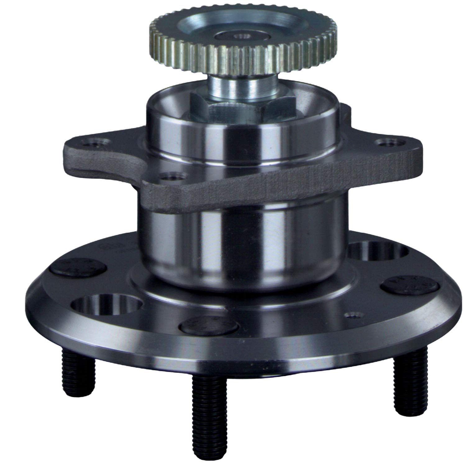 FEBI BILSTEIN Kit cuscinetto ruota 28254 Diametro esterno: 66mm Cuscinetto a sfere obliquo Cuscinetto ruota integrato nel mozzo con anello sensore ABS Compatibilità con KIA Magentis GD, MS, HYUNDAI