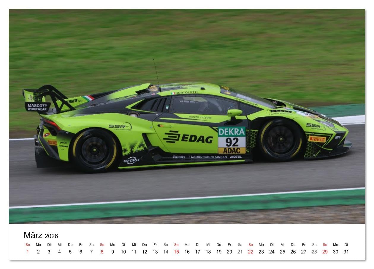 Deutsche Tourenwagen (Wandkalender 2026 DIN A3 quer), CALVENDO Monatskalender: Fotos aus der DTM (CALVENDO Sport)