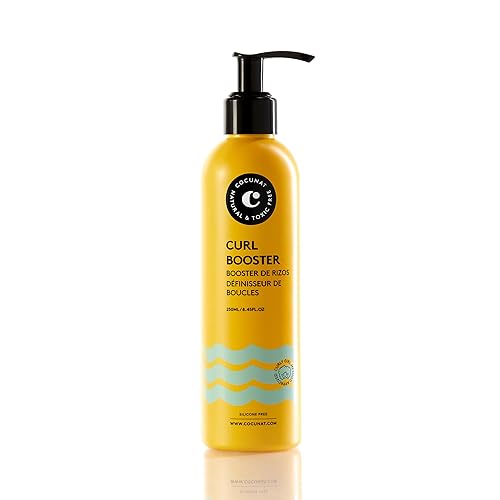COCUNAT - Gel Booster Curl - Crema de rizos para cabello rizado - Define rizos suaves sin encrespamiento - Con aceite de argán y pomelo para rizos