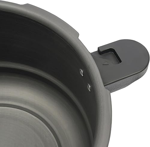 Miniatura 7 de Olla a presión, olla a presión con anodizado duro de 9.5 cuartos de galón, olla a presión ligera con dispositivos de protección de válvula de