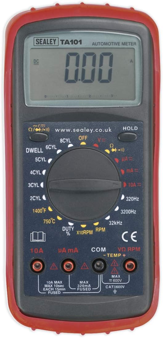 Sealey Ta101 Digital Automotive Analyser 12 Function