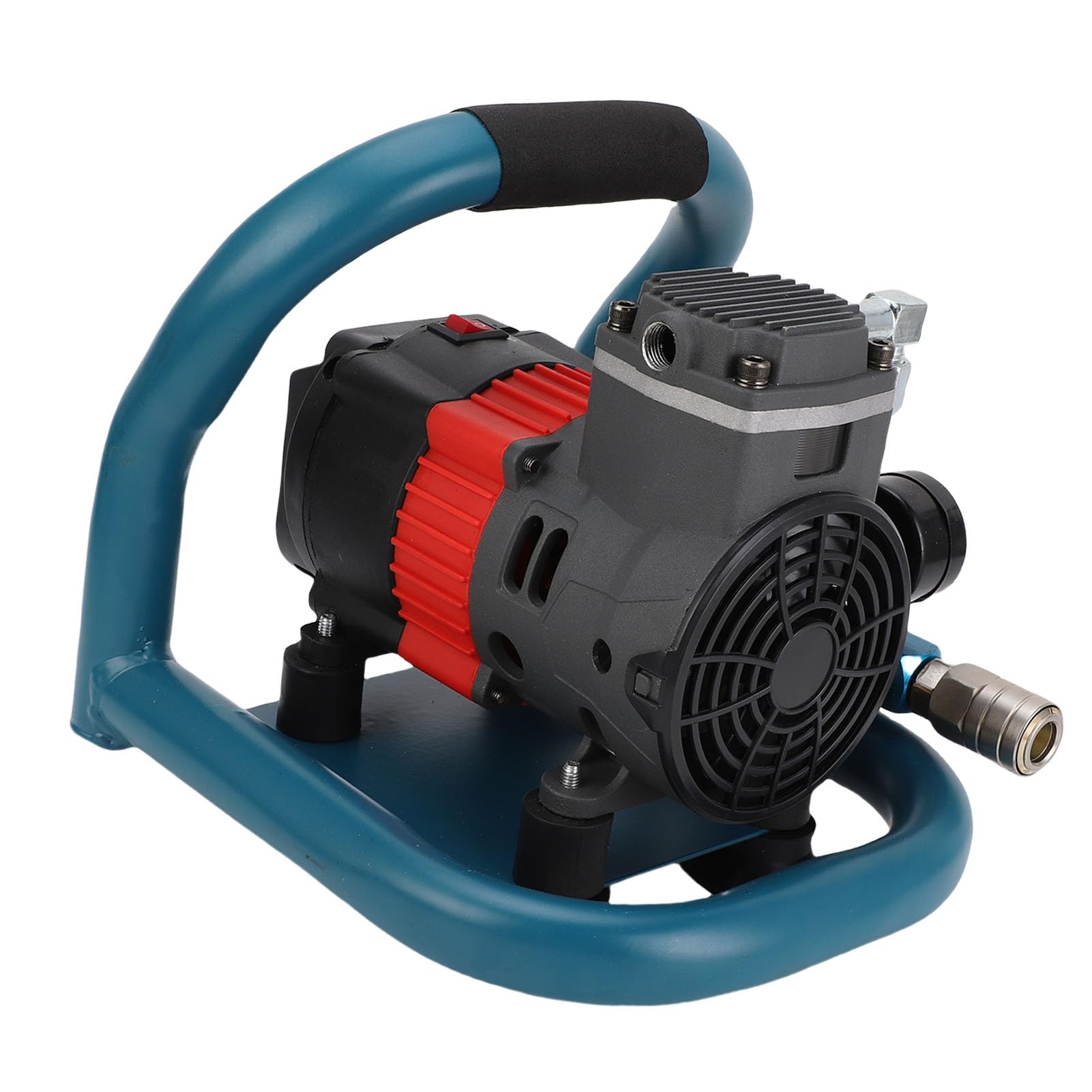 Yanmis Compressore D'aria Portatile, Compressore D'aria 1,5 Litri con Pressione Predefinita di 8 Bar e Funzionamento Ultra Silenzioso a 65 DB, per Riparazioni Auto, Gonfiaggio