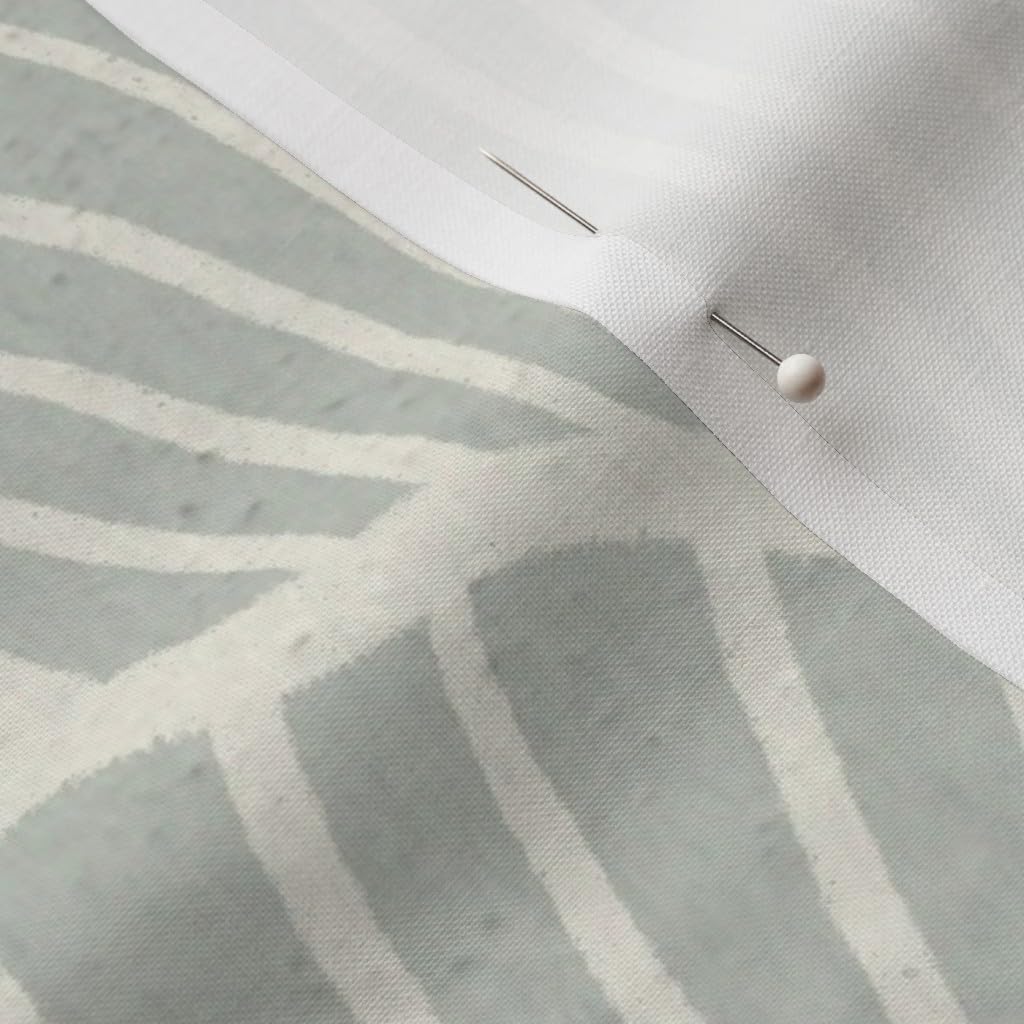Spoonflower Fabric - Neutral Flowers Modern Geometric Soft Lines Coastal Printed on Petal Signature Cotton Fabric Fat Quarter - Sewing Quilting Apparel Crafts Decor